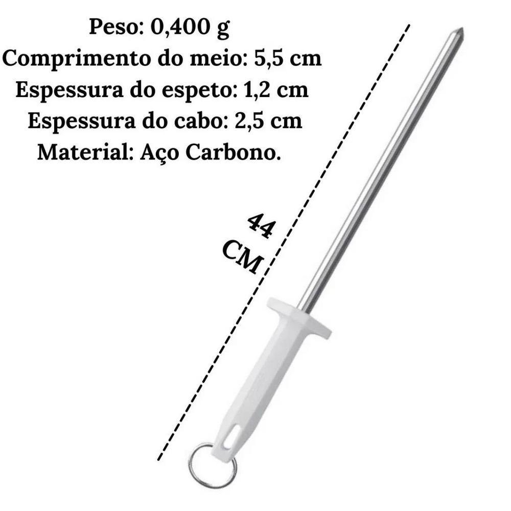 Chaira 12° Premium Afiador de Faca Original