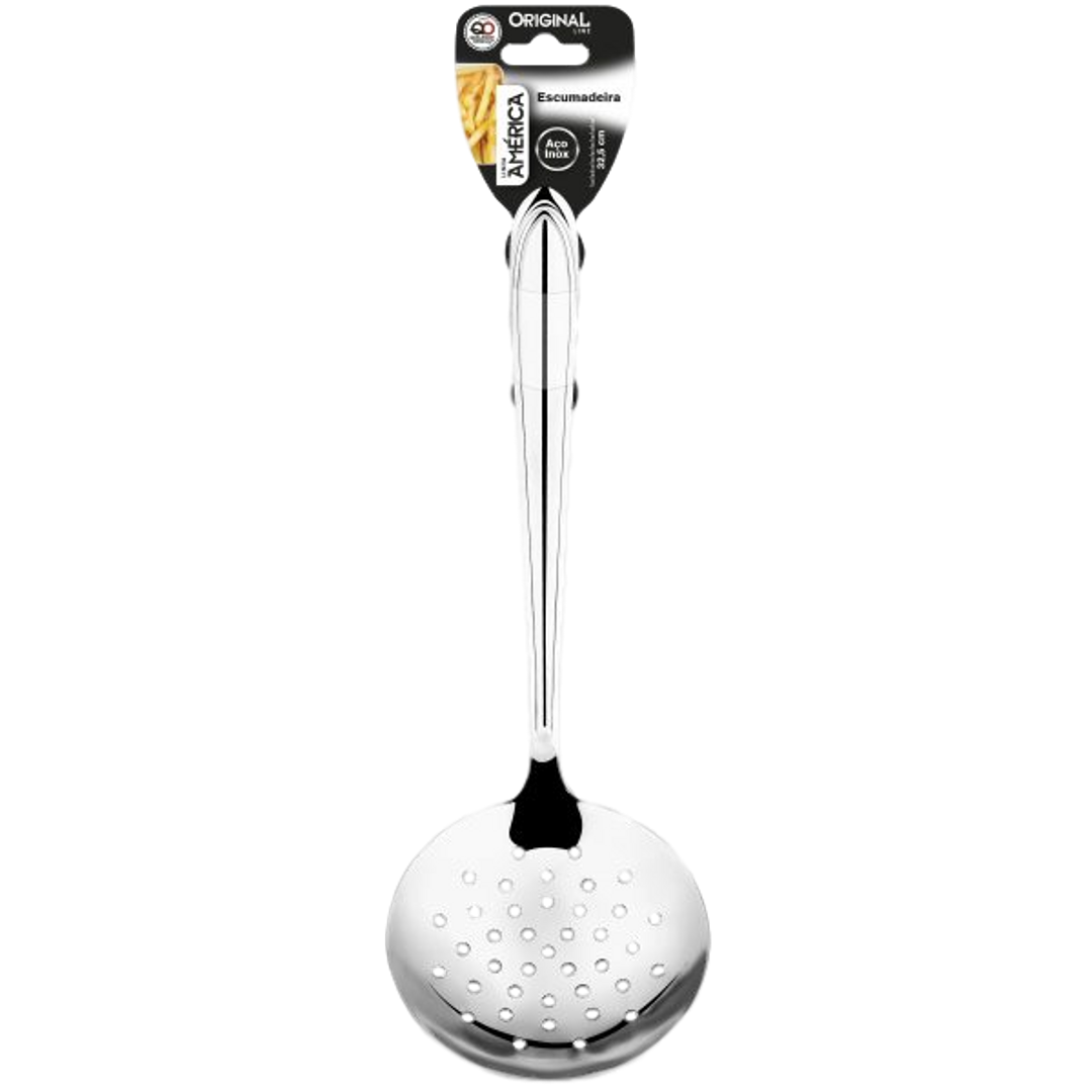 Escumadeira América de Aço Inox - A Gourmet