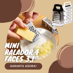 Mini Ralador 4 Faces 3,1° Aço Inox - A Gourmet