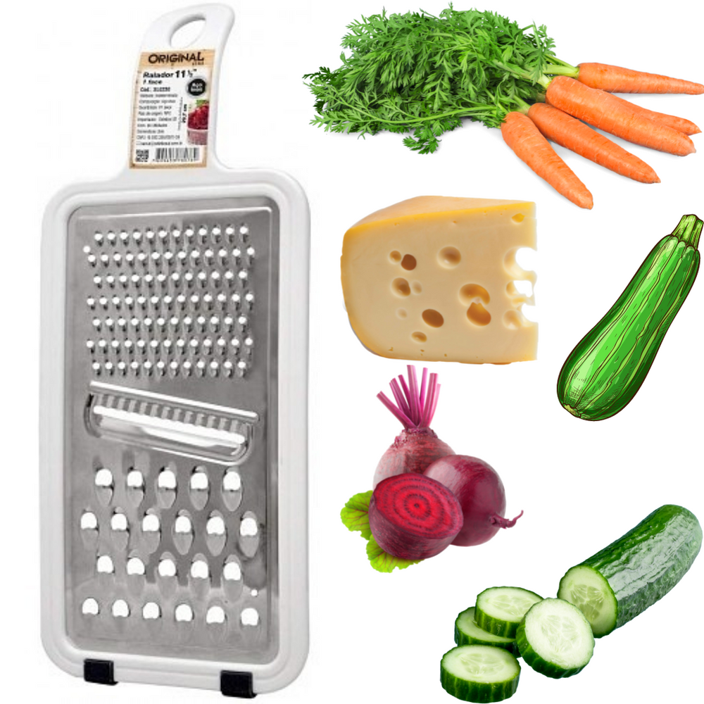 Ralador 1 Face Branco em Aço inox Original