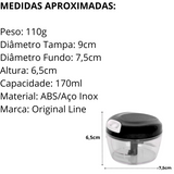 Processador Alimentos de 170ml Original
