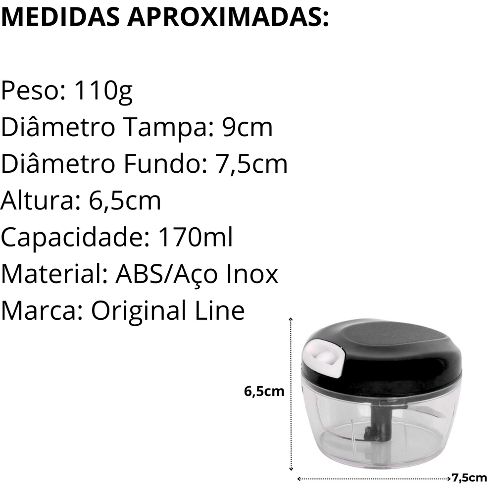 Processador Alimentos de 170ml Original