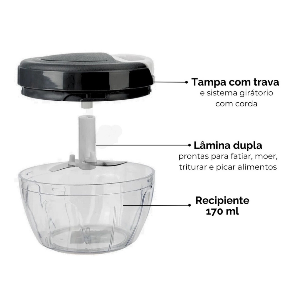 Processador Alimentos de 170ml Original