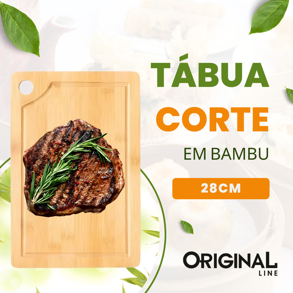 Tábua de Corte Bambu - A Gourmet
