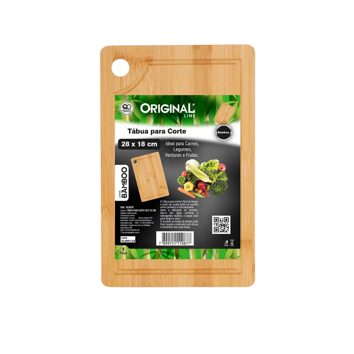 Tábua de Corte Bambu - A Gourmet