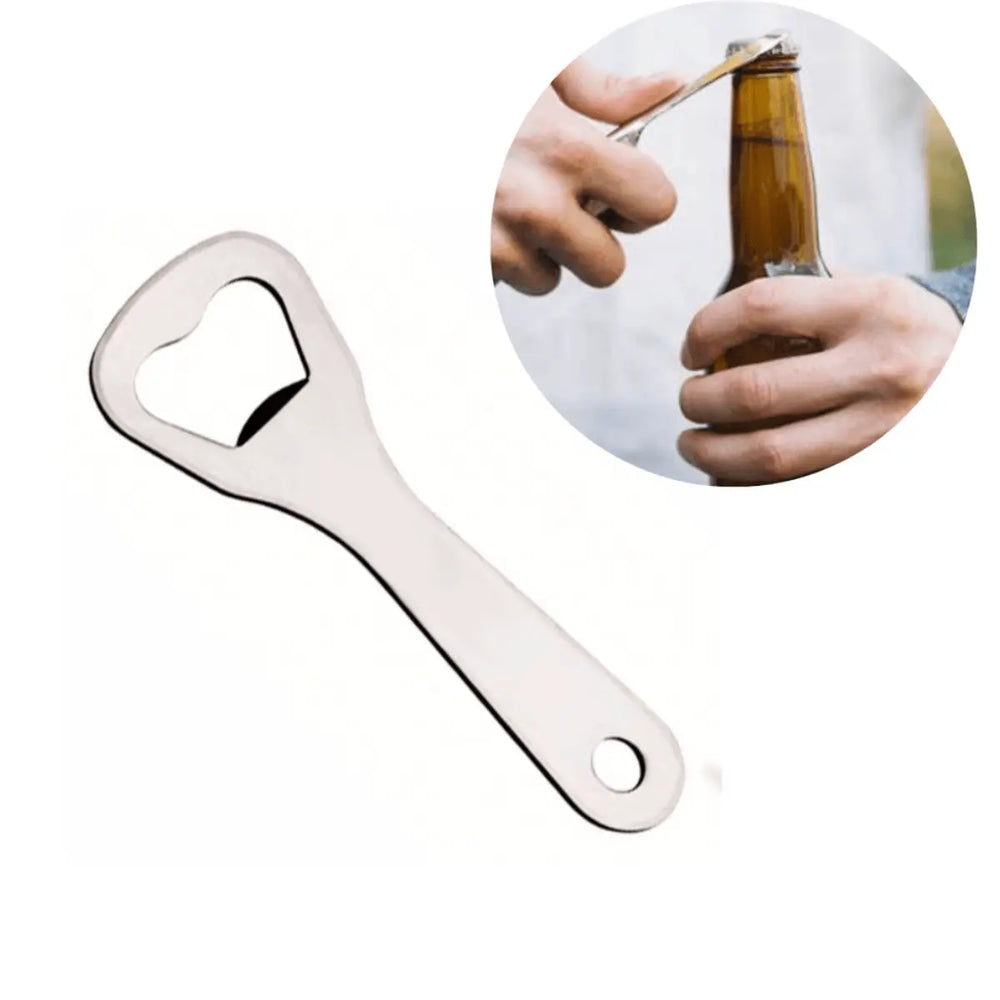 Abridor Garrafa Aço inox 10cm Original