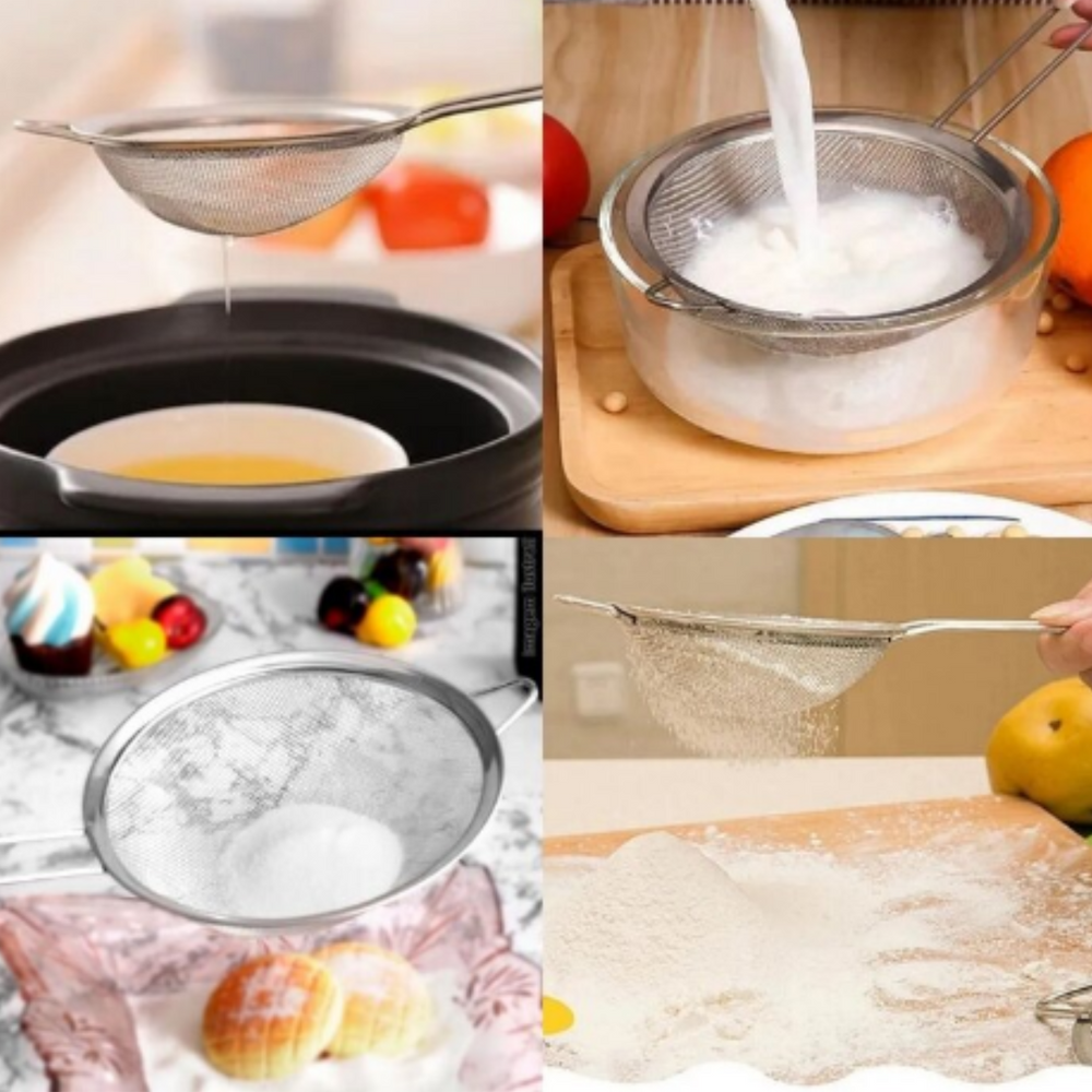 Peneira 18cm Aço Inox - A Gourmet