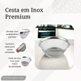 Cesta em Aço Inox Premium N22 em aço inox Original
