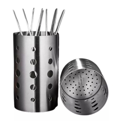 Porta Talher 15cm Aço Inox