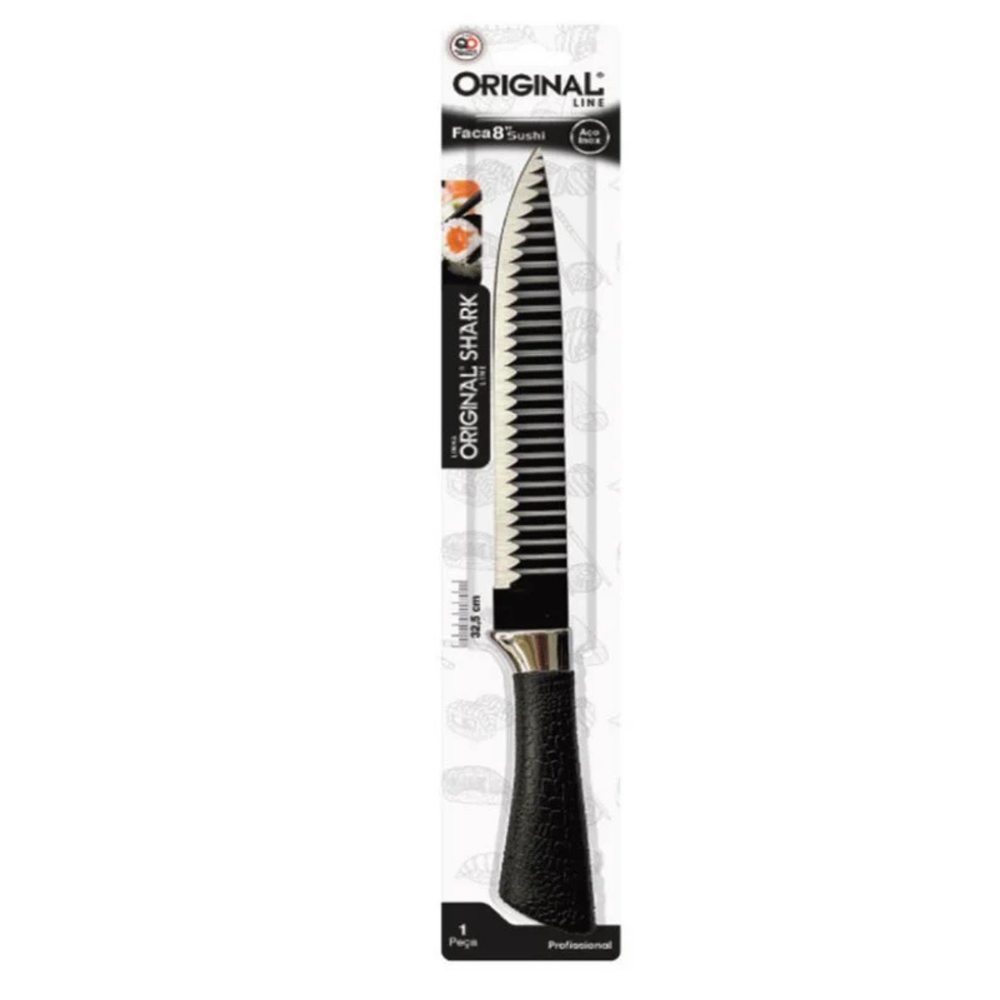 Faca Original Shark 8° Aço Inox - A Gourmet