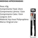 Faca Peixeira 5° Aço Inox - A Gourmet
