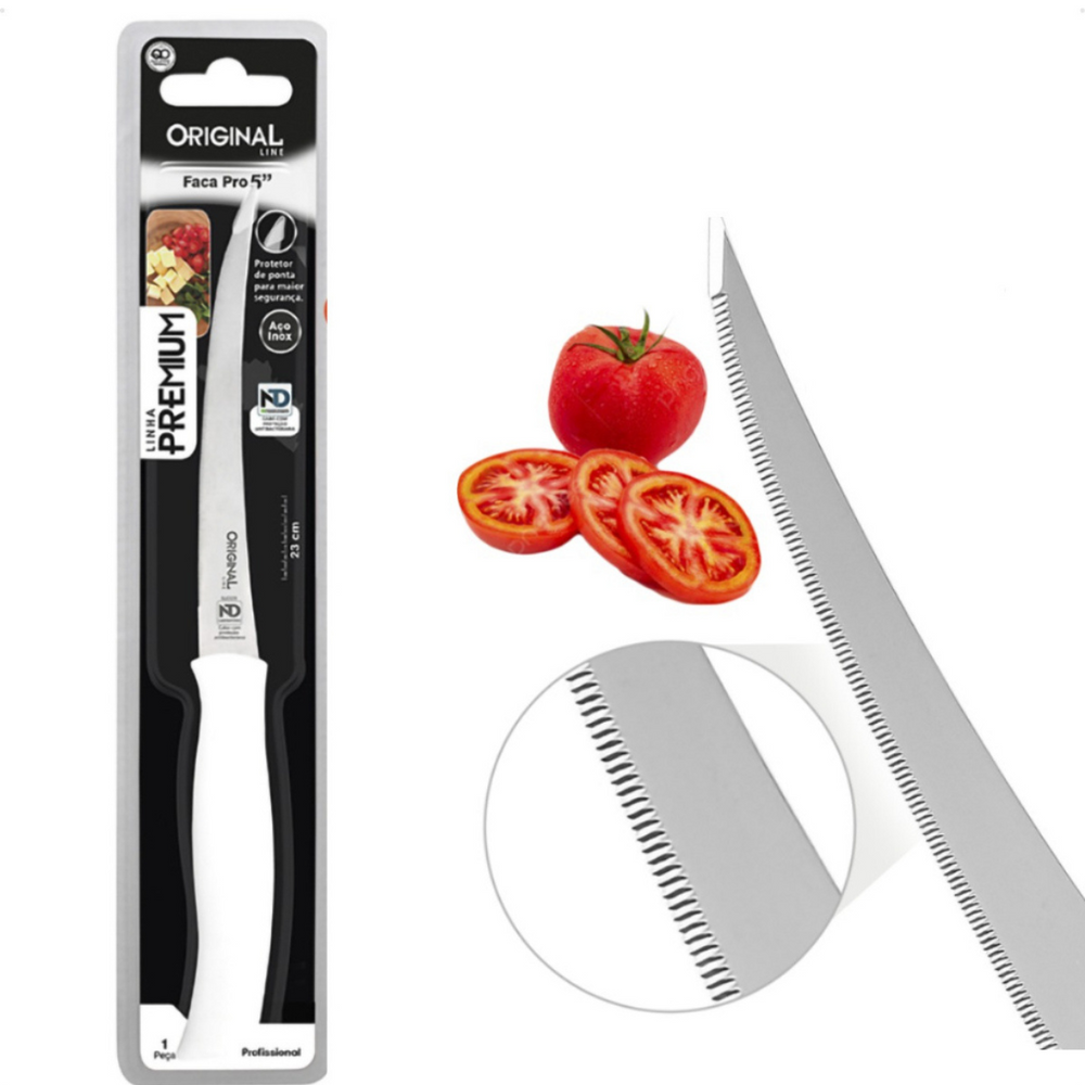 Faca Peixeira 5° Aço Inox - A Gourmet