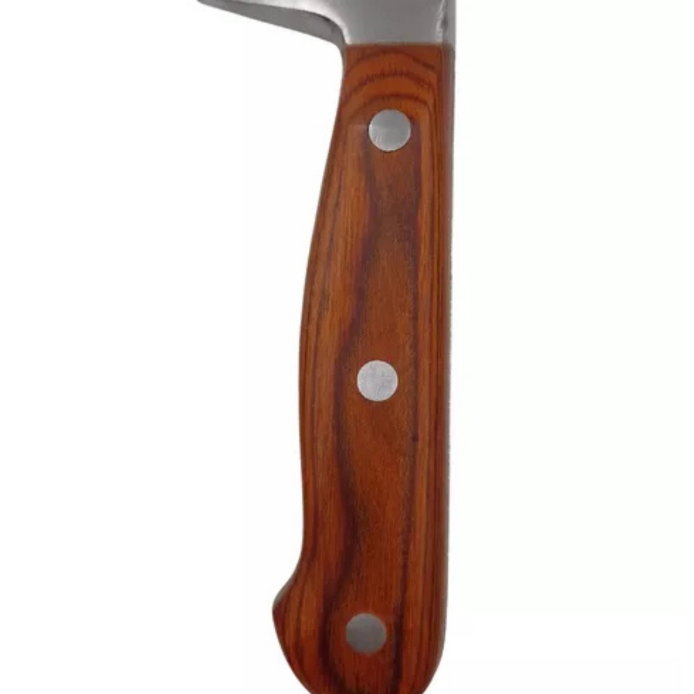 Faca Chefe Cozinha Cabo Madeira - A Gourmet