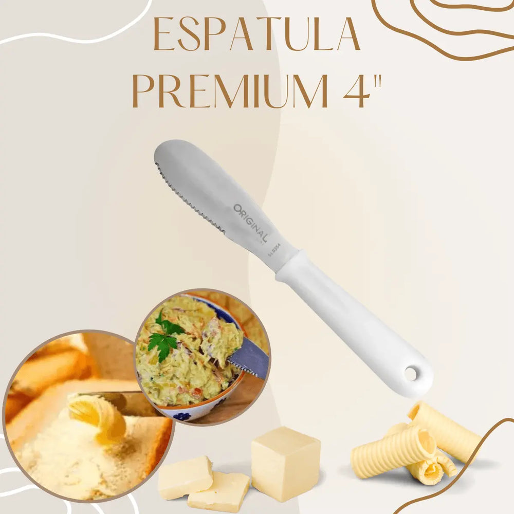 Espátula Premium de Aço Inox com 20 cm. Original