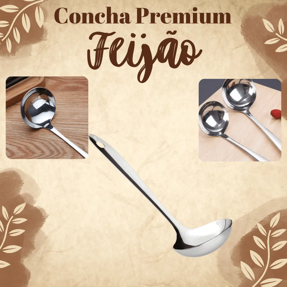 Concha Premium Aço Inox 80ml Original