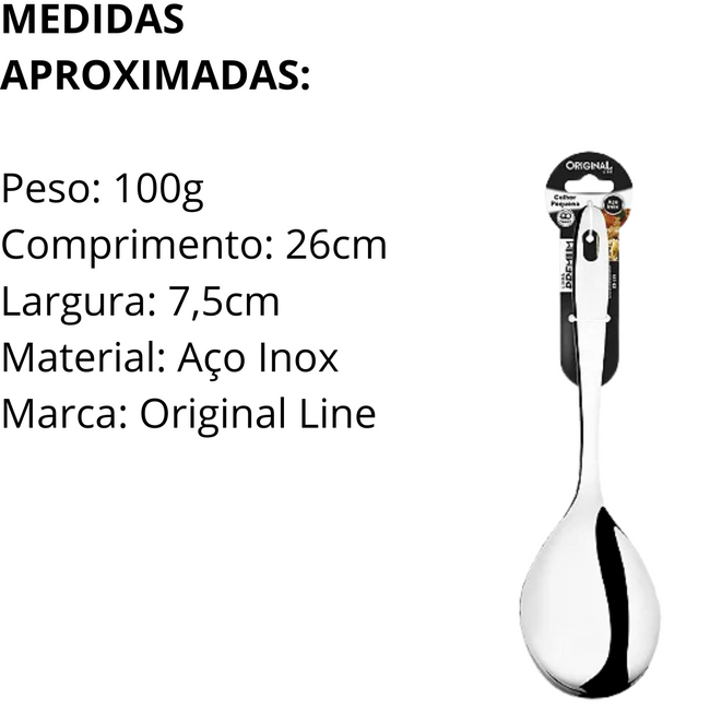 Colher Premium Aço Inox 26cm Main Image