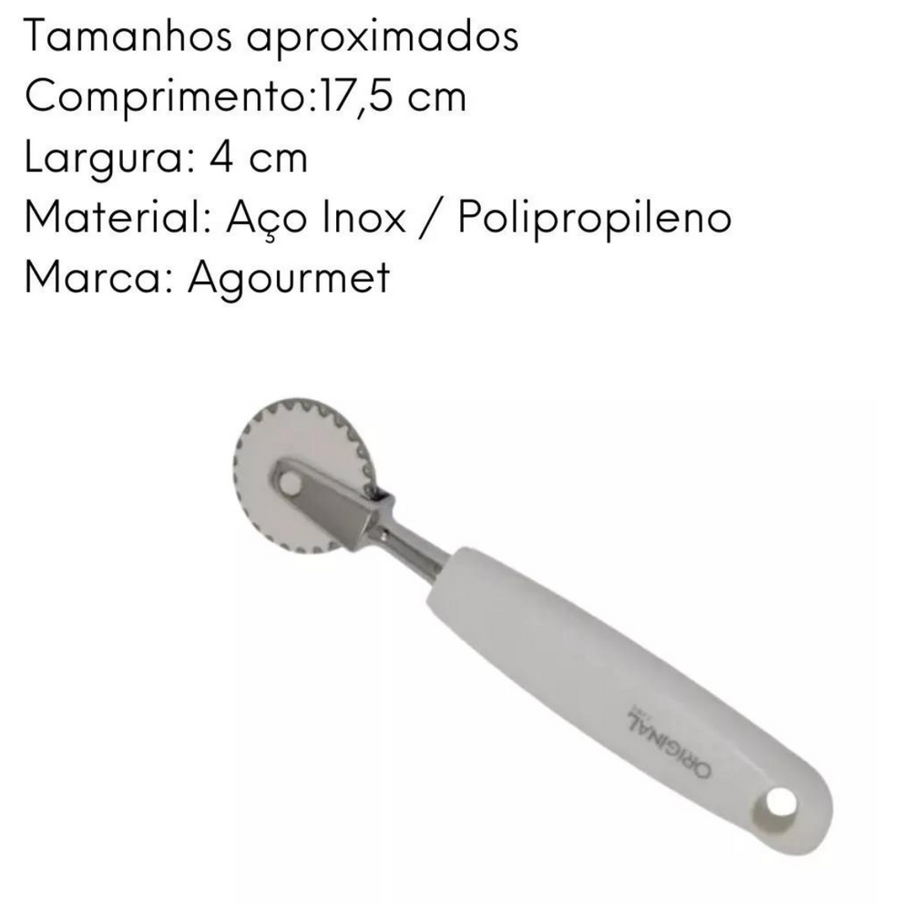 Cortador Pastel Premium Aço Inox - A Gourmet