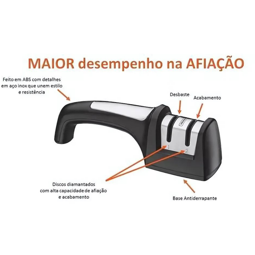 Afiador Faca Premium Original Original