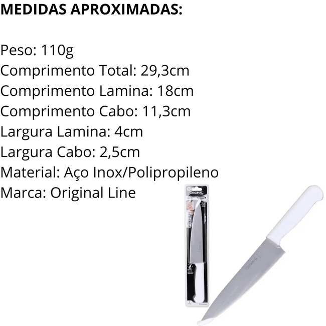 Faca Peixeira 7° Premium Aço Inox Main Image