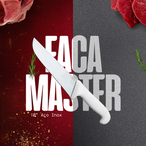 Faca Master 10° Aço Inox - A Gourmet