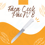 Faca Cook Pão N8 Aço Inox