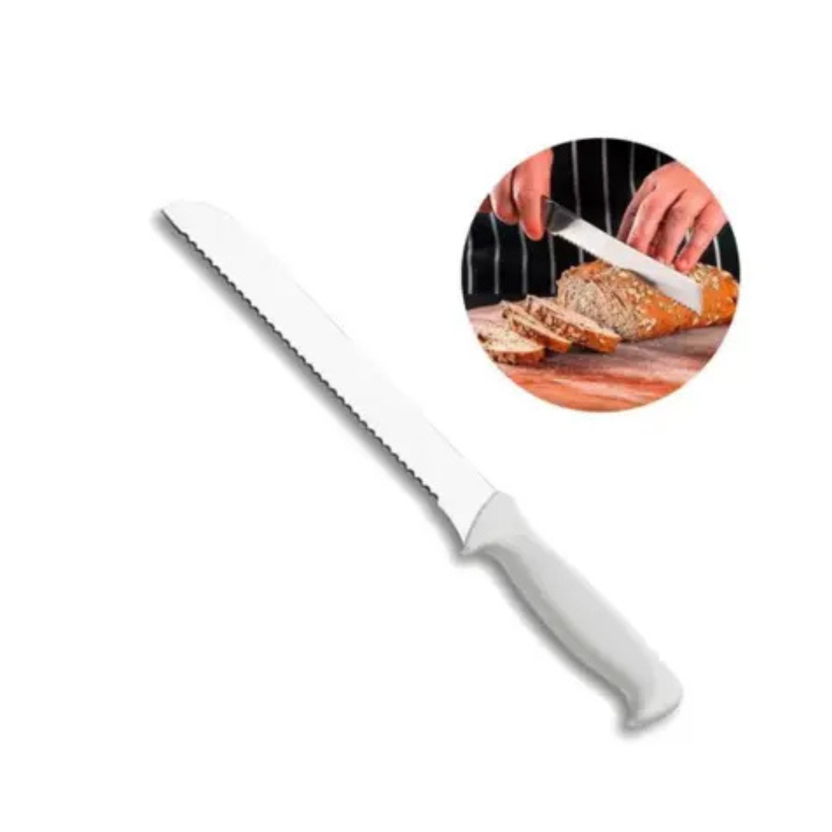Faca Cook Pão N8 Aço Inox