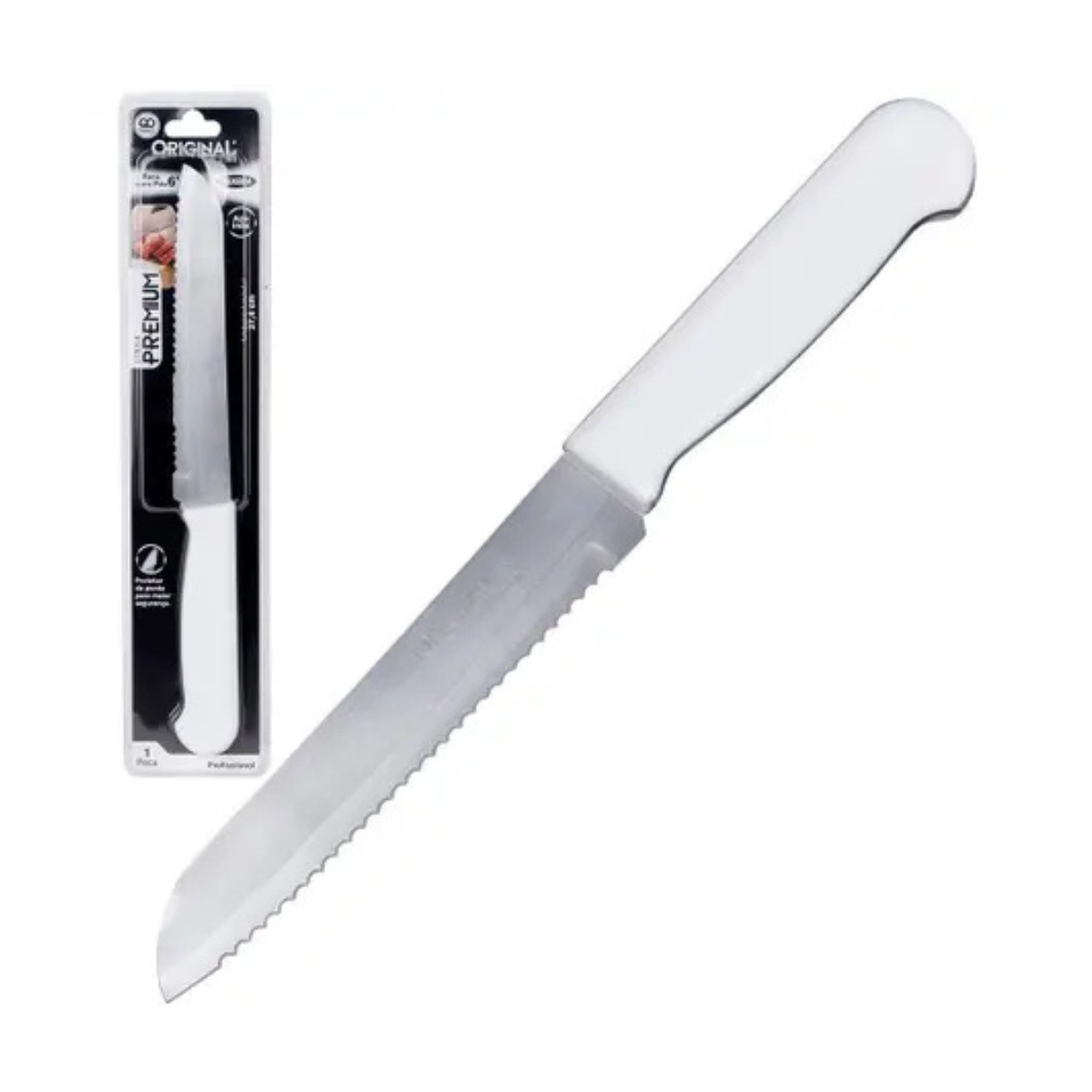 Faca Cook Pão N8 Aço Inox