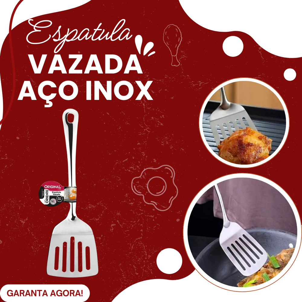 Espátula Fritura Vazada 26,5cm Original