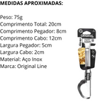 Pegador Universal 20cm Aço Inox - A Gourmet