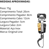 Pegador Universal 20cm Aço Inox - A Gourmet