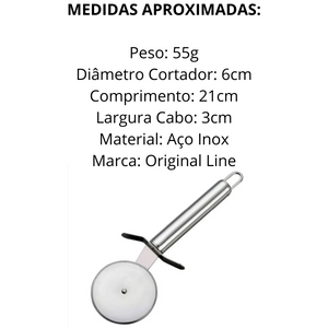 Cortador de Pizza Cook em Aço inox Original