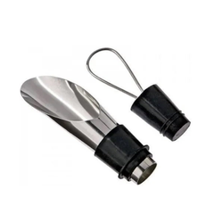 Dosador Vinho Tampa Borgonha Aço inox