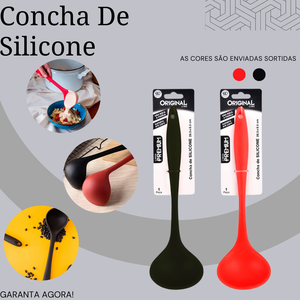 Concha Silicone 50ml Cor Sortida Original