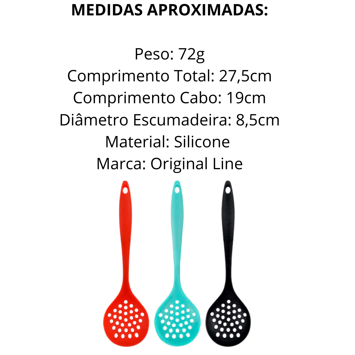 Escumadeira de Silicone Premium Original