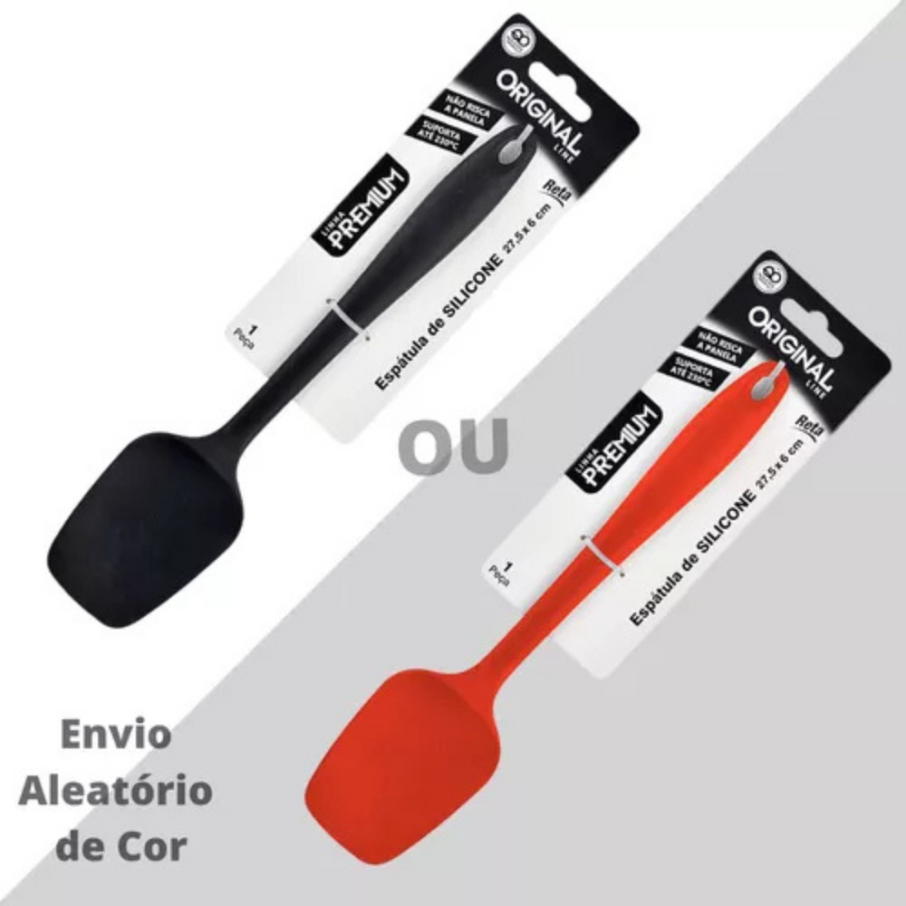 Espátula Reta de Silicone Premium Original