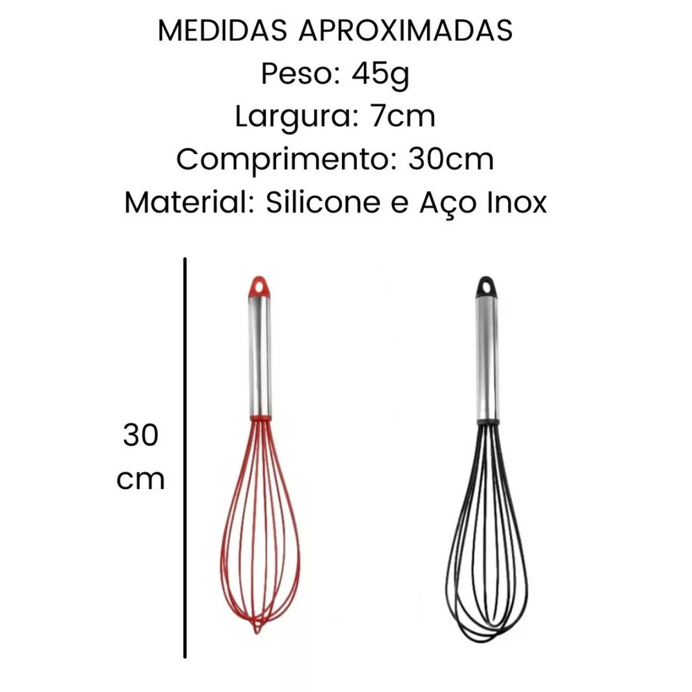 Batedor Clara Fuet Silicone Original