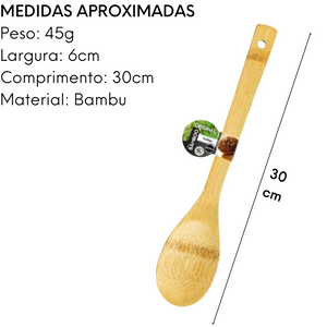 Colher Bamboo 30cm Original