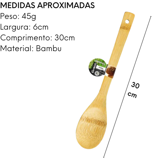 Colher de Bamboo 30cm