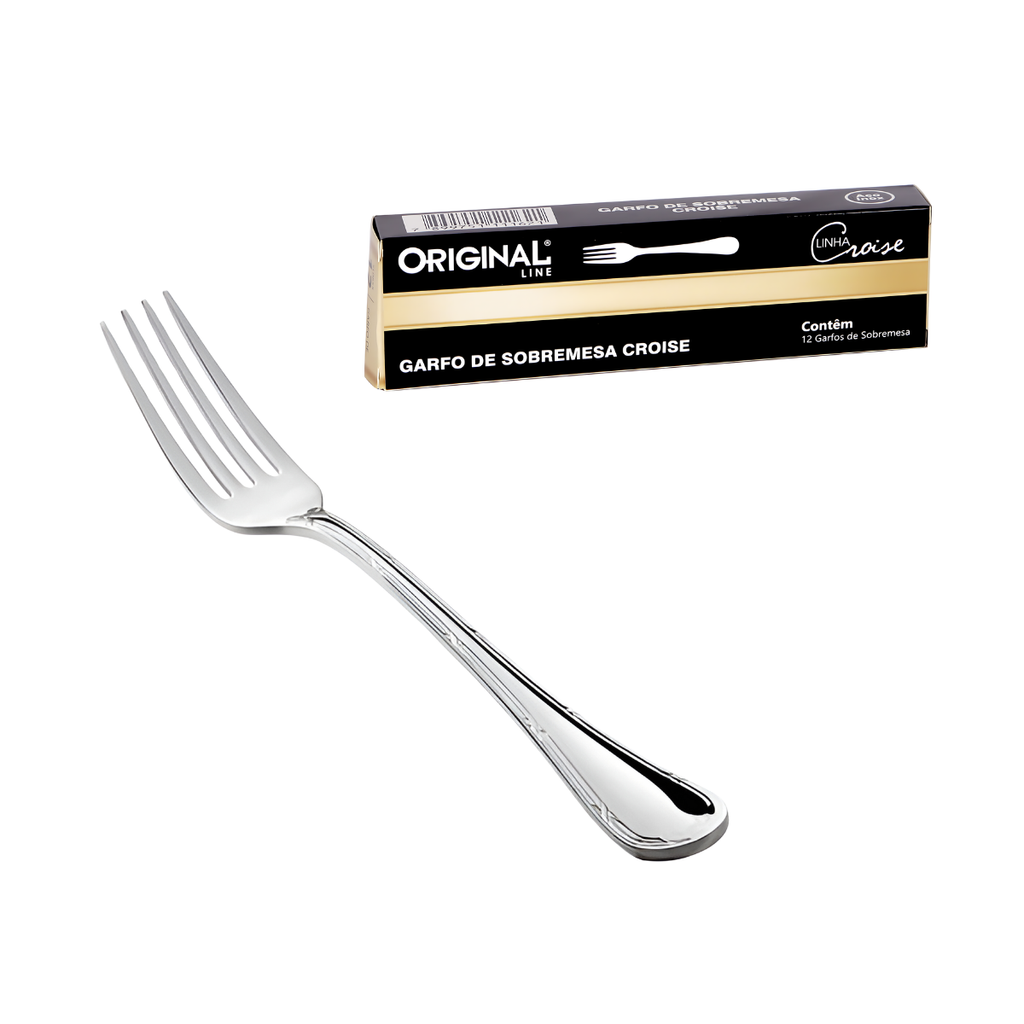 Garfo Sobremesa Croise Aço inox - A Gourmet