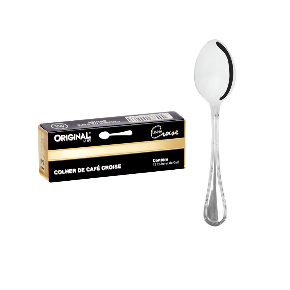 Colher de Café Croise em Aço Inox - A Gourmet