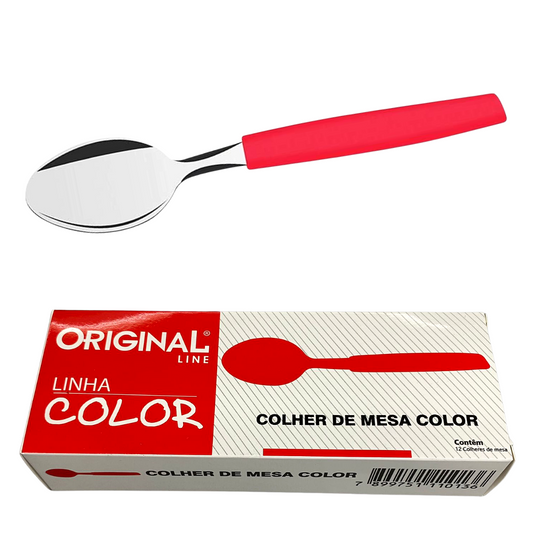 Colher de Mesa Color Vermelho