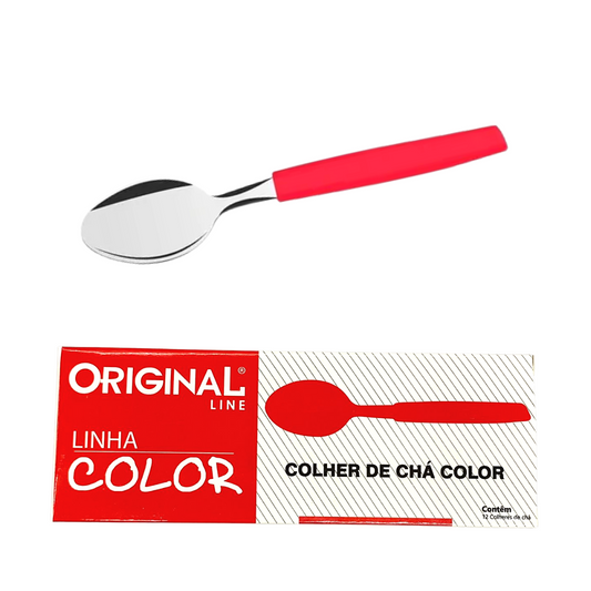 Colher de Chá Color Vermelho