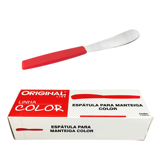 Espatula Para Manteiga Color Cabo Vermelho