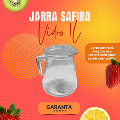 Jarra Safira Vidro 1L - A Gourmet