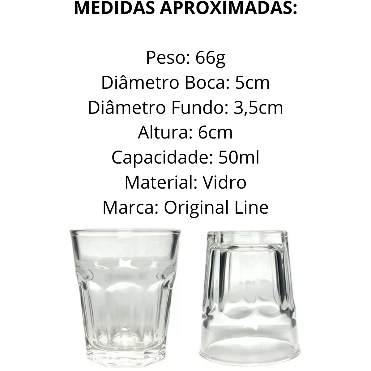 Copo Jade Shot Vidro 50ml - A Gourmet