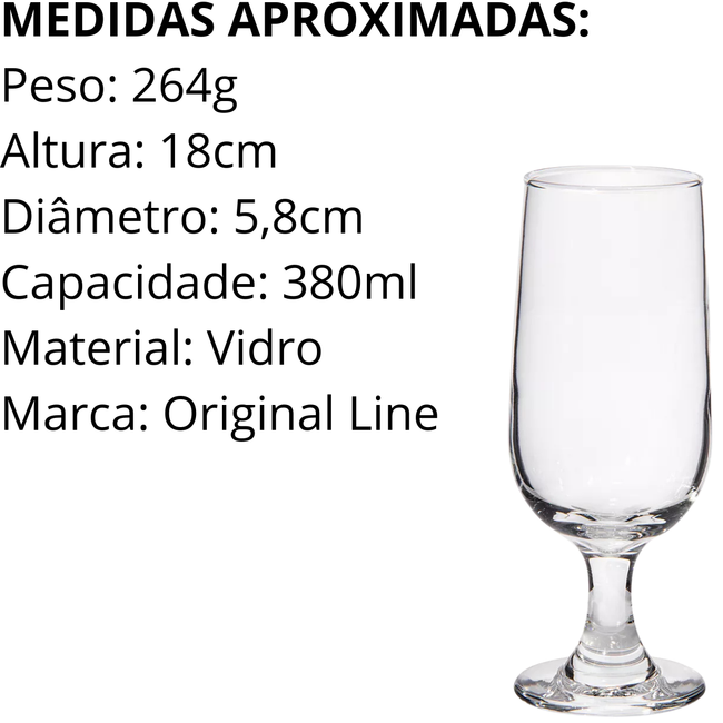Taça Vidro Cerveja 380ml Main Image
