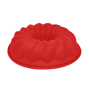 Forma de Silicone Vermelha C/ Furo Hércules - A Gourmet