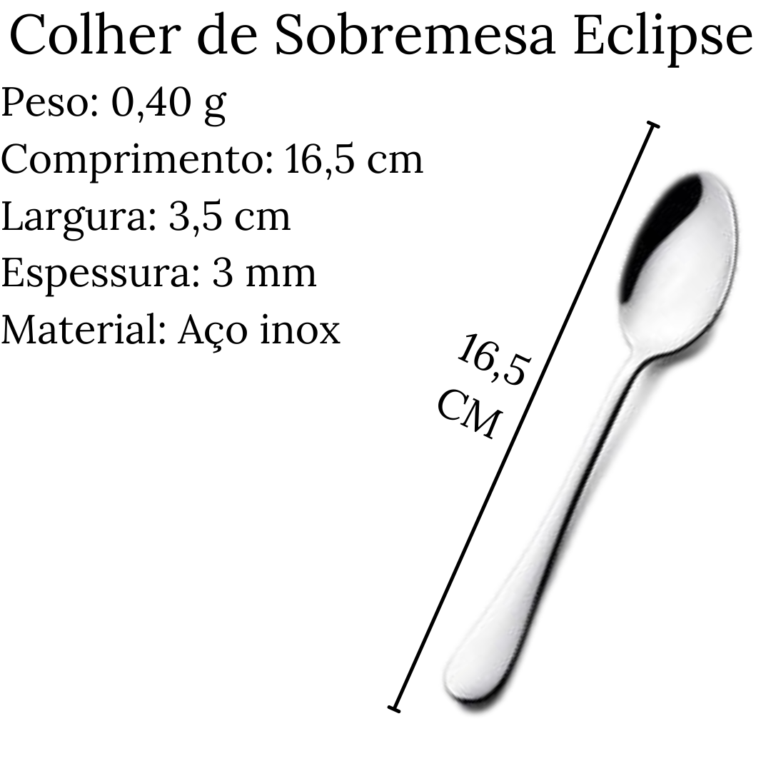 Colher de Sobremesa Eclipse Hercules Hercules