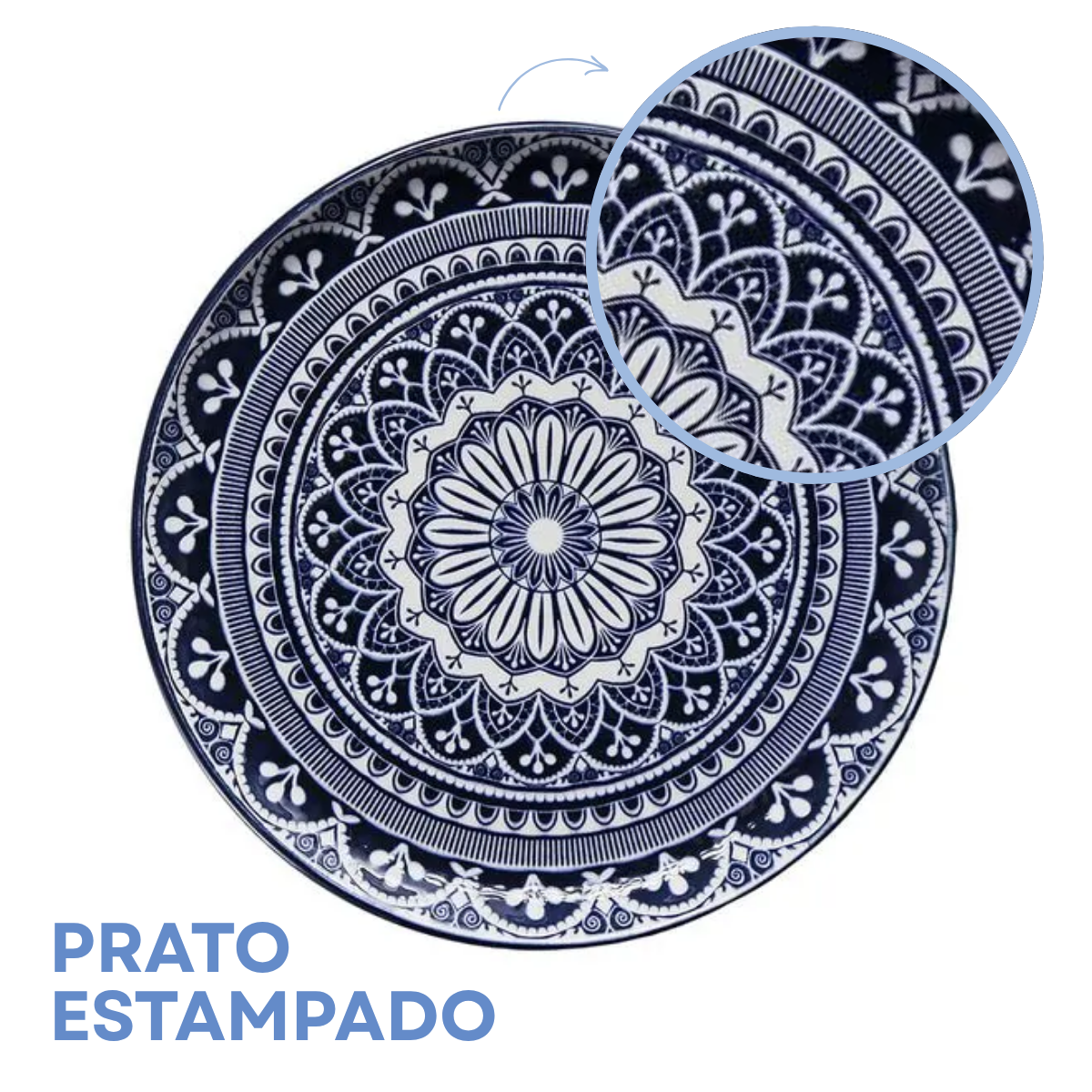 Prato Cerâmica Sobremesa Málaga