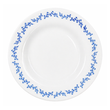Prato Sobremesa Menu Opaline Borda Azul